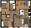 The Lodge 3 Bed 1 Bath Floor Plan The Lodge 3 Bed 1 Bath Floor Plan